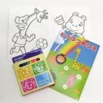 ノベルティ・粗品で人気の「どうぶつぬりえ・いろえんぴつセット2」
