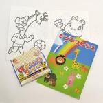 ノベルティ・粗品で人気の「どうぶつぬりえ・クレヨンセット2」