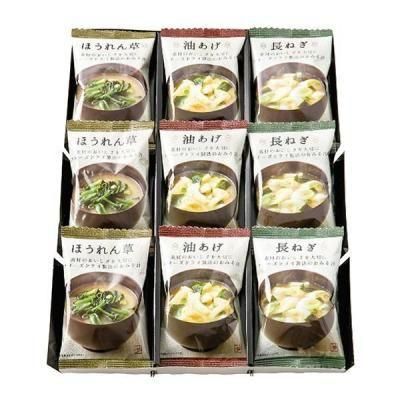 ノベルティ・粗品で人気の「 美味心　フリーズドライ味噌汁ギフト　ＭＳＡ－Ａ」
