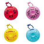 ノベルティ・粗品で人気の「キャラクター顔柄カラフルカスタネット 1個」