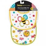 ノベルティ・粗品で人気の「sassy タオルビブ2P みつばち」