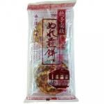 ノベルティ・粗品で人気の「 銚子電鉄ぬれ煎餅4枚入 赤の濃い口味」