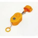ノベルティ・粗品で人気の「 ライト付防犯ブザー(オレンジ)」