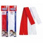 ノベルティ・粗品で人気の「はちまき 赤/白 1個」