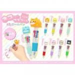 ノベルティ・粗品で人気の「ネコちゃんマスコット4色ボールペン 1個」