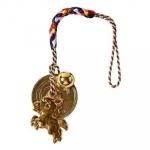 ノベルティ・粗品で人気の「【国産】干支<午>マスコット根つけ(5円玉・鈴付)」