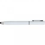 ノベルティ・粗品で人気の「 イヤホンクリーナー付タッチペン/ホワイト」