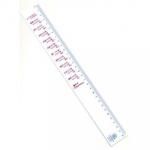 ノベルティ・粗品で人気の「 エコ・直定規30cm  つもりちがい十か条」