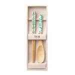 ノベルティ・粗品で人気の「 伊砂文様 箸・スプーンセット 1個」