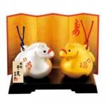 ノベルティ・粗品で人気の「 開運金銀福寿 午福鈴」