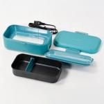 ノベルティ・粗品で人気の「ホームレーベル電気ランチボックス ナイルブルー」