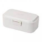 ノベルティ・粗品で人気の「ホームレーベル電気ランチボックス グレーホワイト」