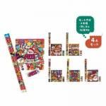 ノベルティ・粗品で人気の「 Withサンタ文具4点セット 1個」