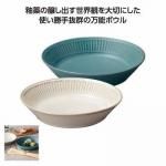 ノベルティ・粗品で人気の「 美濃焼カレー・パスタ皿 2色ペアセット」