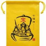 ノベルティ・粗品で人気の「開運巾着袋1個(七福神)」