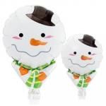 ノベルティ・粗品で人気の「 手持ちバルーン1本(スノーマン)」