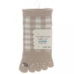 ノベルティ・粗品で人気の「 婦人 五本指ソックス/指先プリント/ハリネズミ/かかとあり」