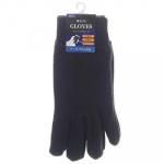 ノベルティ・粗品で人気の「紳士 裏起毛カチオンフリース手袋/タッチパネル対応/ブラック」