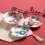 ノベルティ・粗品で人気の「 【国産】きらめき椿/小皿 1個」