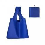 ノベルティ・粗品で人気の「 RPETリサイクル折りたたみバッグ ブルー」