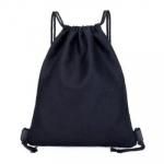 ノベルティ・粗品で人気の「 ナップザック キャンバス素材 ブラック」