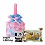 ノベルティ・粗品で人気の「 手提げリボンバッグ桜スカイ柄 Wセット」