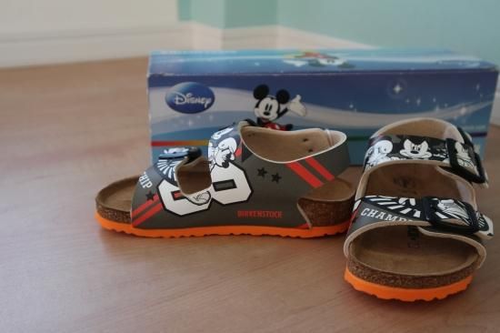 未使用 Birkenstock Disney ビルケンシュトック ディズニーコラボ ミッキー サンダル Size17cm