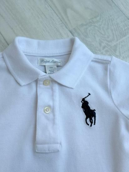 Ralph Lauren ラルフローレン 白 ビックポニー袖ナンバー