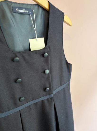 familiar ファミリア ネイビー ダブルボタン アンサンブルスーツ