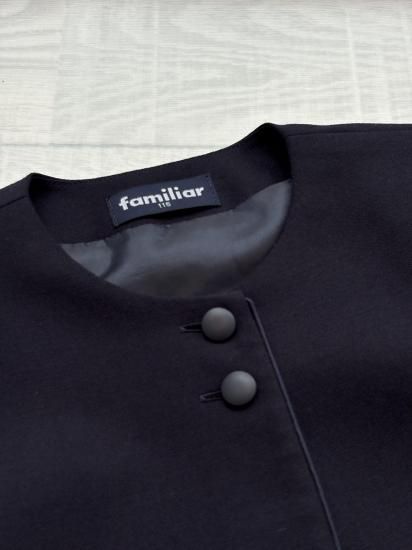 familiar ファミリア ネイビー ダブルボタン アンサンブルスーツ