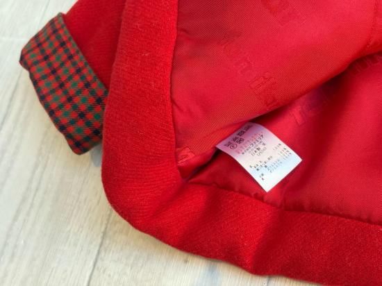 familiar ファミリア 軽くて暖か ファミリアチェックボタンのかわいい