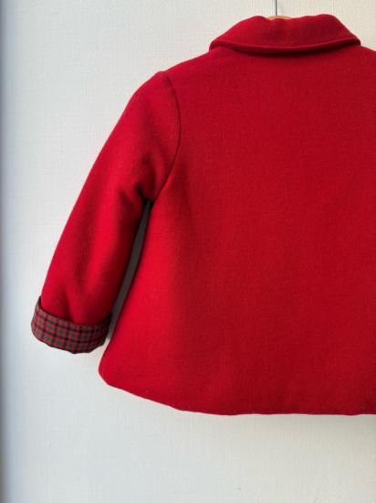 familiar ファミリア 軽くて暖か ファミリアチェックボタンのかわいい