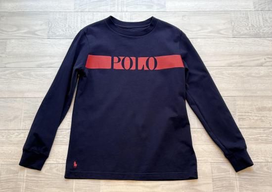 ラルフローレン　ロンT 130 POLO RALPH LAUREN ラルフローレン ネイビー ロングTシャツ size7／130