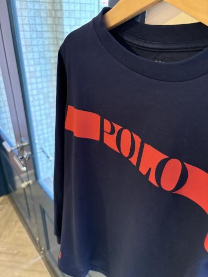 POLO RALPH LAUREN ラルフローレン ネイビー ロングTシャツ size7／130