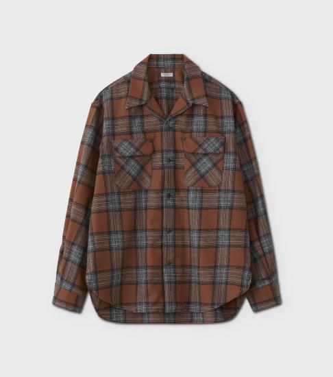 PHIGVEL<br>W/CA OMBRE OPEN CALLAR LS SHIRT