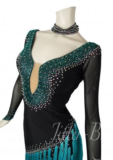 社交ダンス衣装・社交ダンスドレスのジルバ オリジナル・セミ