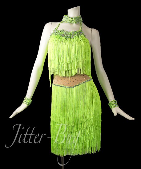 社交ダンス衣装・社交ダンスドレスのジルバ　オリジナル・セミオーダー/ラテンドレス045