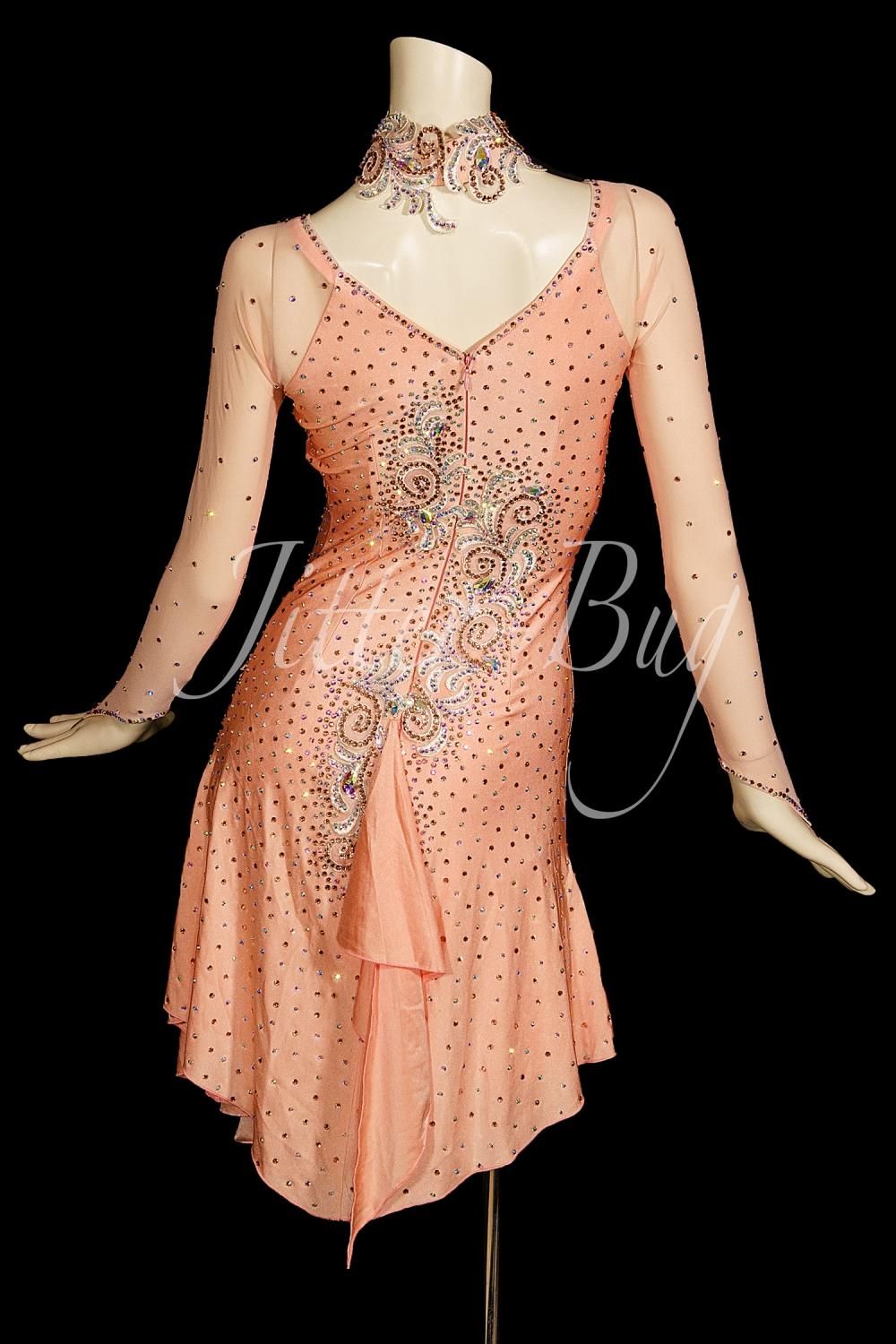 社交ダンス衣装・社交ダンスドレスのジルバ /ラテンドレス 054