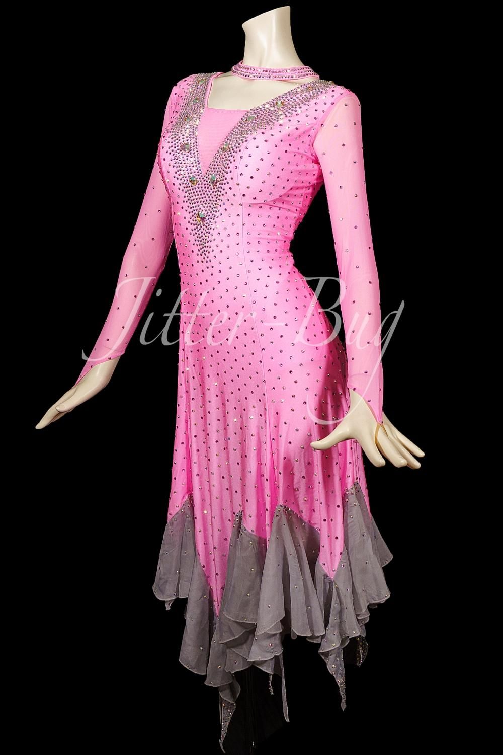 社交ダンス衣装・社交ダンスドレスのジルバ /ラテンドレス 0103