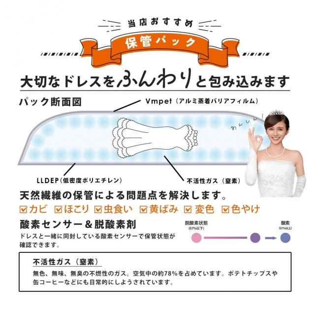 ウェディングドレス（白） 【スタンダードクリーニング＋Fine
