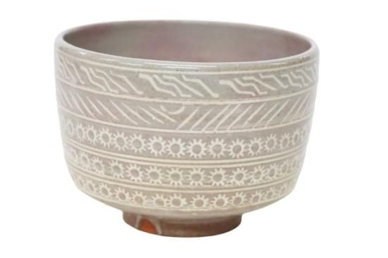 利休所持三島桶写茶碗 加藤春永作 - 茶道具 美術工芸品 販売と買取 壷