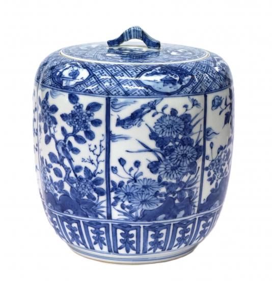 青華祥瑞瓜形水指 高野昭阿弥作 - 茶道具 美術工芸品 販売と買取 壷