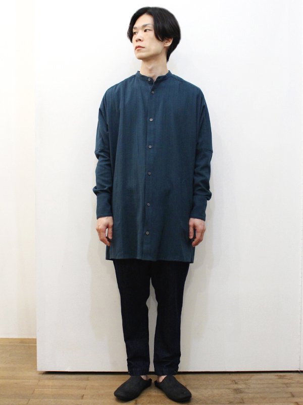 YANTOR アムンゼンロングシャツ BLU - Nietzsche(ニーチェ) oNliNe SHOP