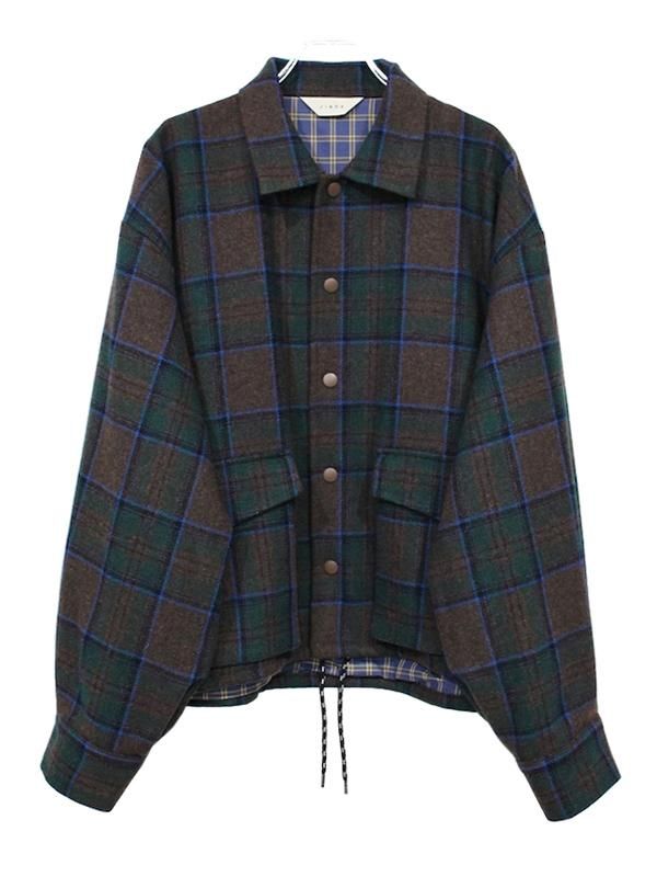 JieDa PLAID COACH JACKET | gualterhelicopteros.com.br