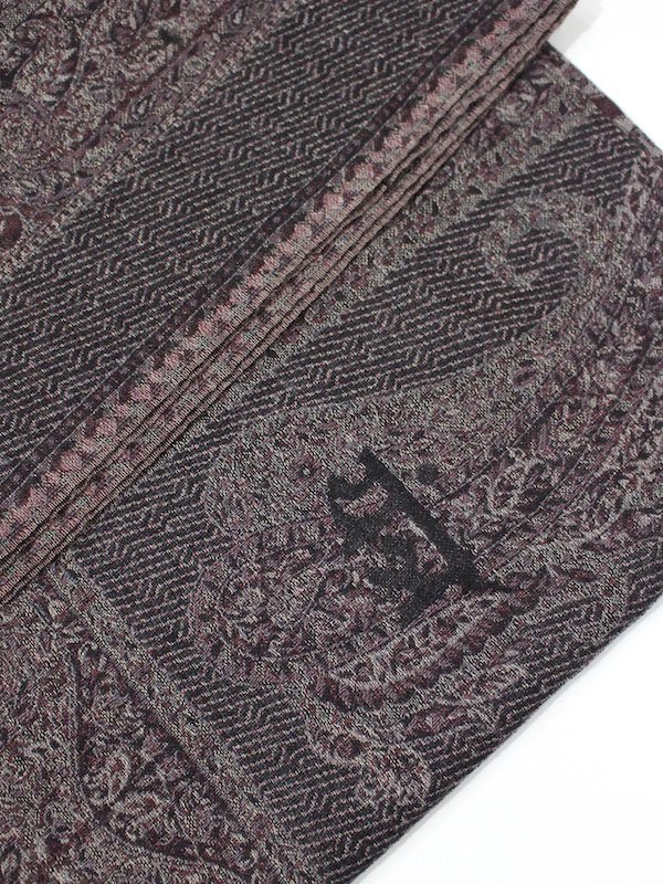 YANTOR Paisley Jacquard Wool Stole PPL - Nietzsche(ニーチェ