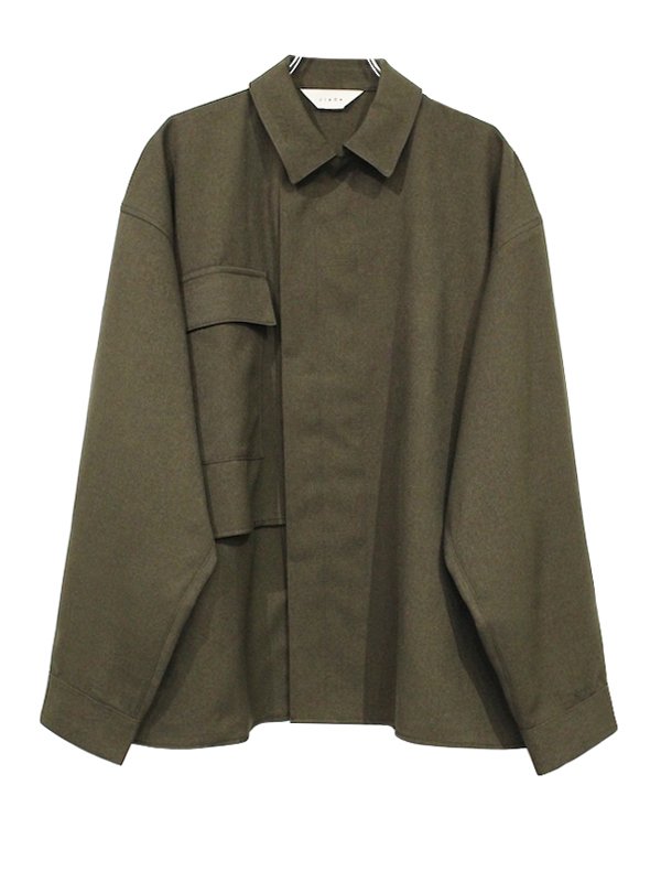 JieDa FLAP POCKET SHIRT KHK - Nietzsche(ニーチェ) oNliNe SHOP