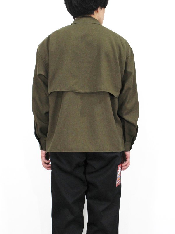 JieDa FLAP POCKET SHIRT KHK - Nietzsche(ニーチェ) oNliNe SHOP