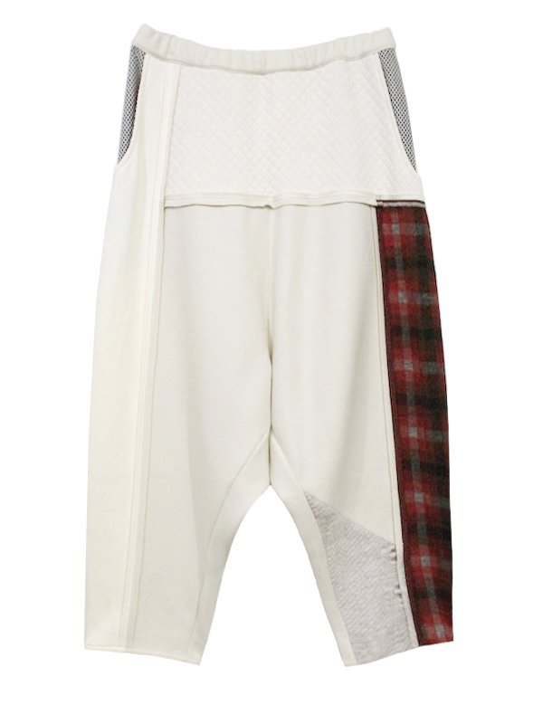 40%OFF STOF Mad Patchwork Wide Pants WHT - Nietzsche(ニーチェ) oNliNe SHOP