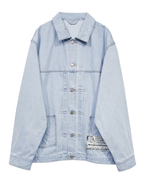 pull and bear oversized denim jacket