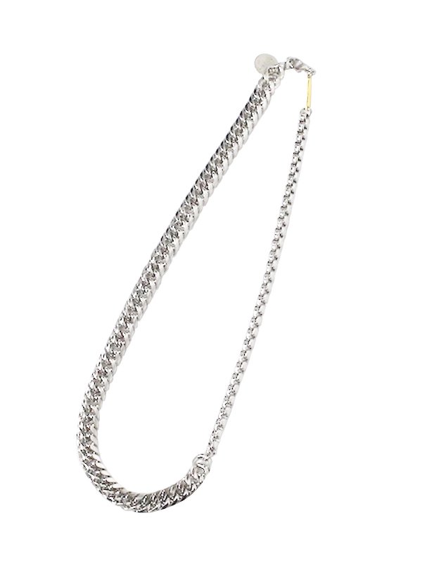 JieDa/ SWITCHING WIDE CHAIN NECKLACE44cm